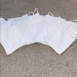 5 White Camis from Aeropostale